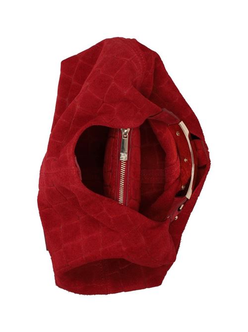 ellisse croco suede MY BEST BAG FIRENZE | F2-MYB-3032L-S02BORDEAUX